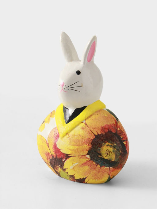 Сувенир Кролик в халате, 10?6?12 см, дерево