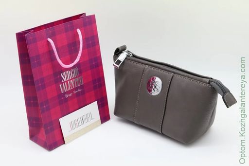 Женская кожаная косметичка Sergio Valentini СВ 8034-5068/1  фото 6