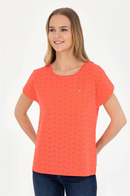 Женская футболка с цветком граната - U.s. polo assn фото 8