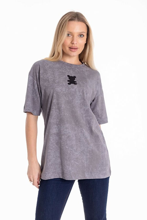 Футболка М324234Тс серый - Елена фото 2