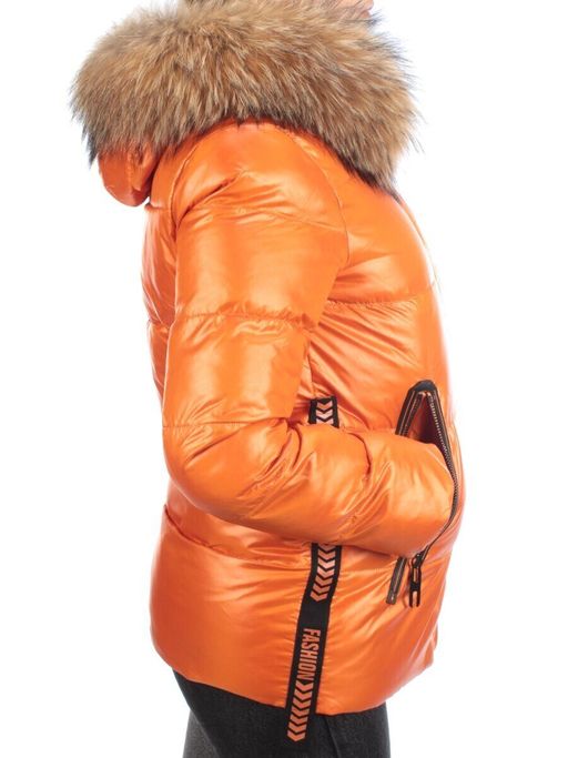 8290 ORANGE Куртка зимняя женская JARIUS (200 гр. холлофайбера) - Фабричный китай фото 4