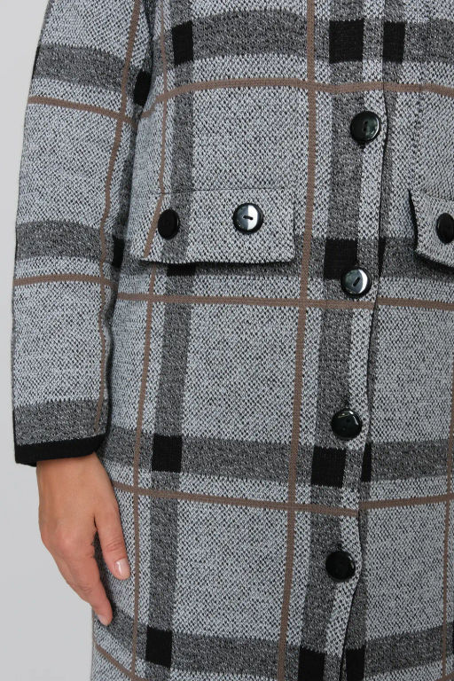 ЗЛАТА Кардиган В 1772/серый