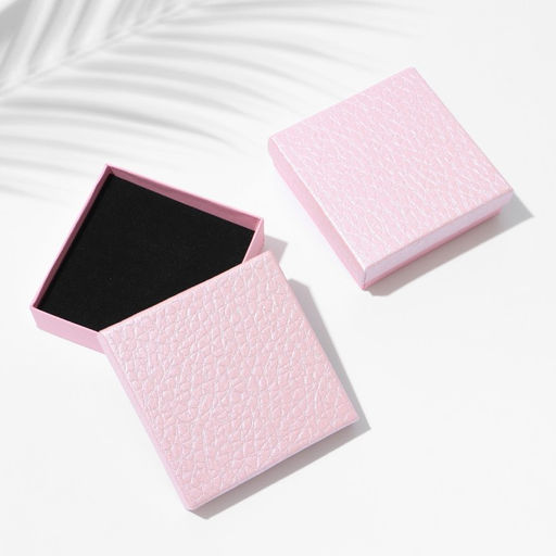 Цена за 6 шт. Коробочка подарочная под набор «Животный принт» симпл, 9×9×2, розовая