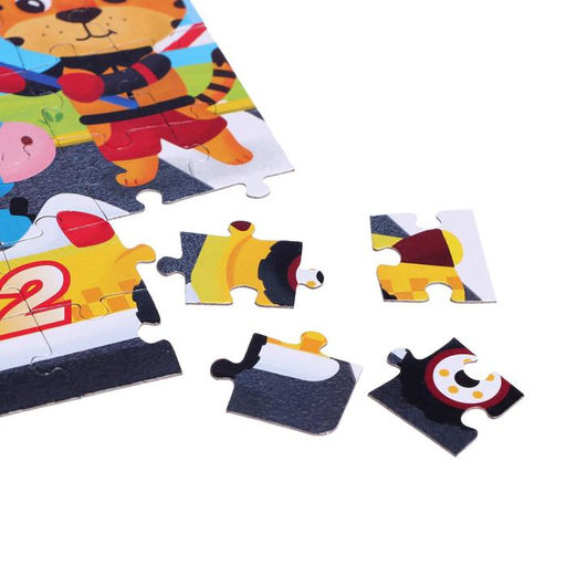 Цена за 2 шт. Пазл в шаре Гонки, 54 элемента