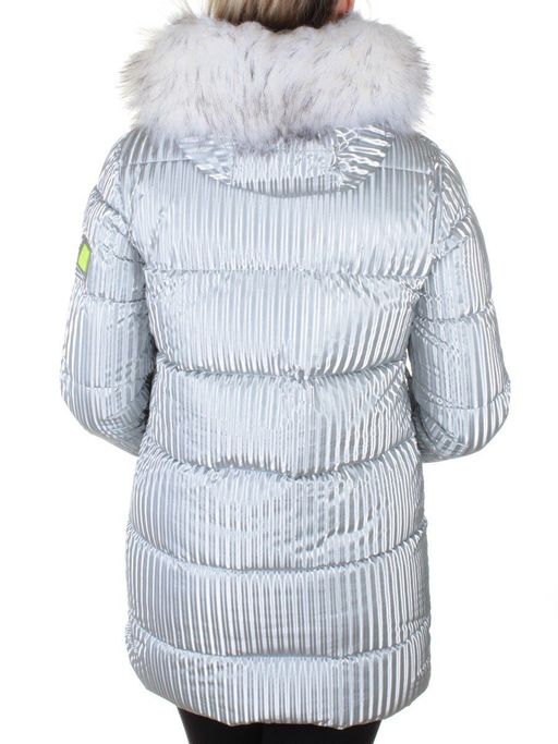 2037 GRAY Куртка зимняя облегченная женская Yixiangyuan - Fashion фото 6