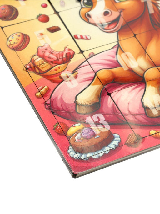 Настольная игра логическая «Пятнашки. Лошадка со сладостями», 22×22 см, головоломка
