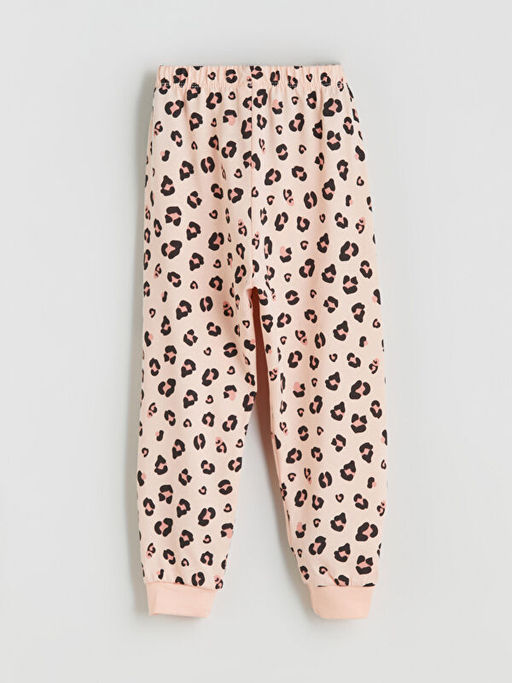 Leopar Desenli K?z ?ocuk Pijama Alt