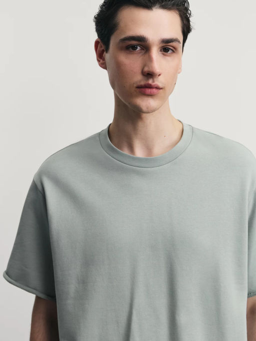 Футболка из плотного хлопка / Zarina фото 6