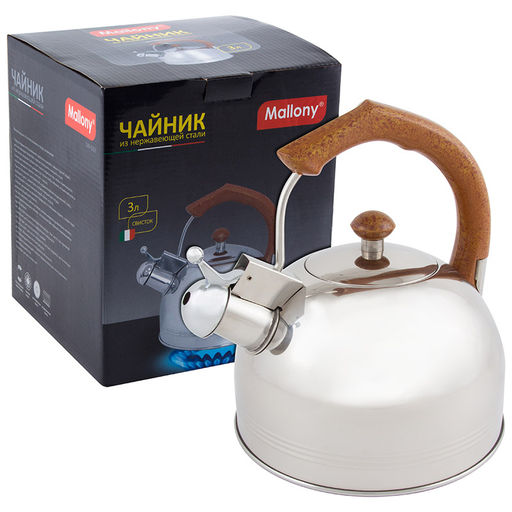 Чайник метал. DJB-3293 (3 л со свист., капсульное днo) арт. 900062