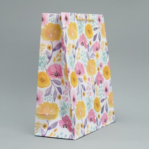 Пакет подарочный Букет 32 х 26 х 12 см - Дарите счастье фото 3