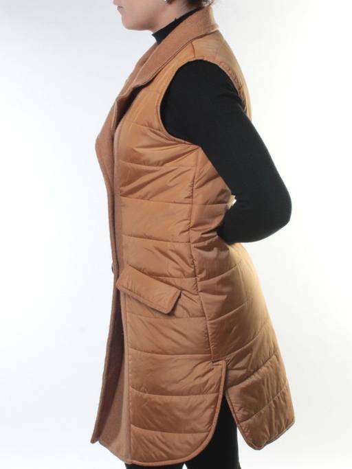 A81 DK. GRAY/GREEN Пальто зимнее женское (200 гр. холлофайбер)