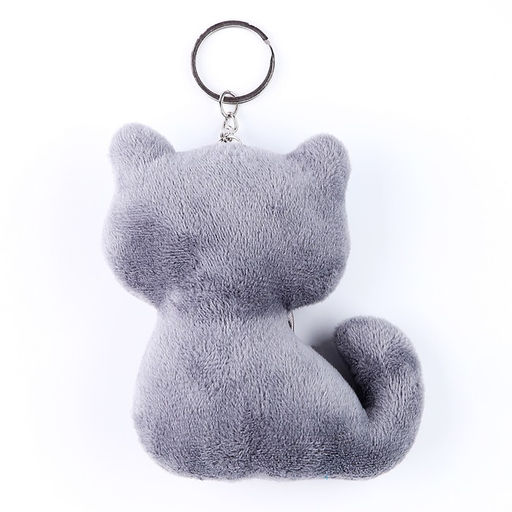 Брелок детский «Котик», мягкая игрушка, 11 см, цвета МИКС