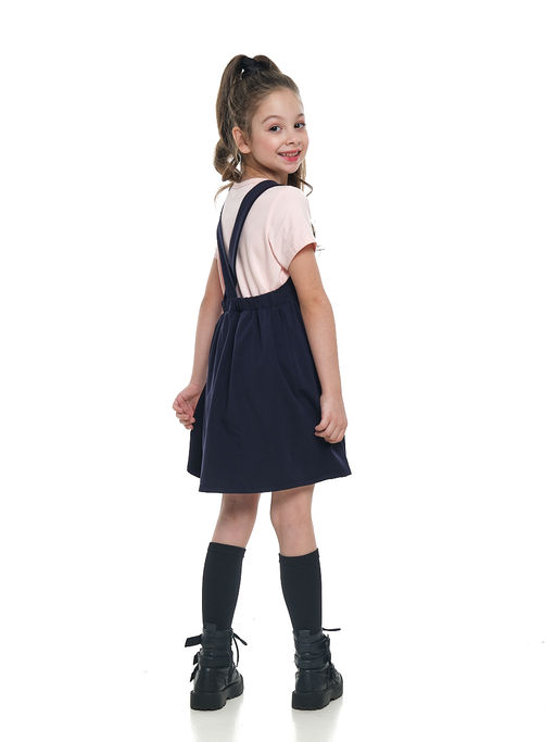 Комплект с футболкой UD 7596/7597 крем-роз/синий - Mini maxi фото 2