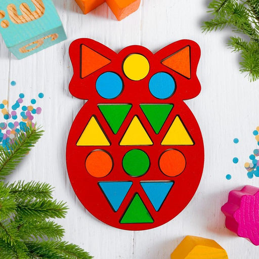 Мозаика Ёлочный шар, формат 10 15 см, МИКС - Лесная мастерская фото 6