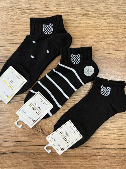 BK856 Носки, 1 пара ЧЕРНЫЙ