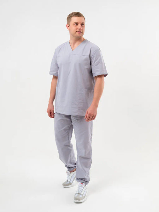 Костюм мужской Хлопок Серый М-22КМ MODAMICA