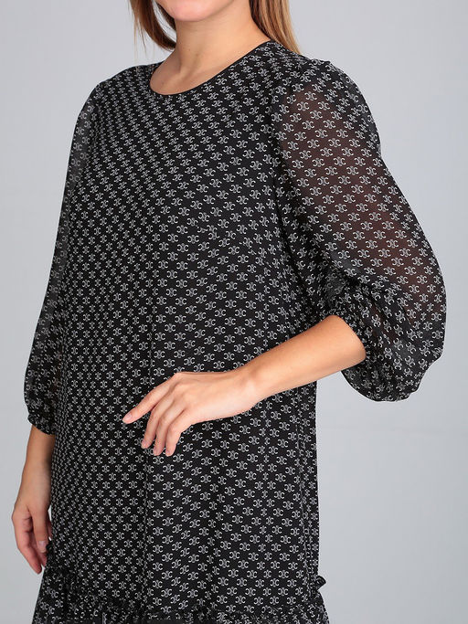 Шифоновое платье для офиса белорусское - Almond фото 3