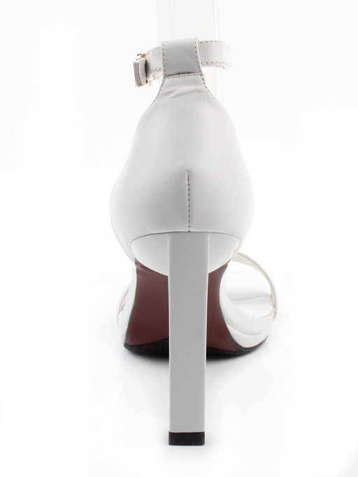 08-A78F-620D WHITE Босоножки женские (натуральная кожа)