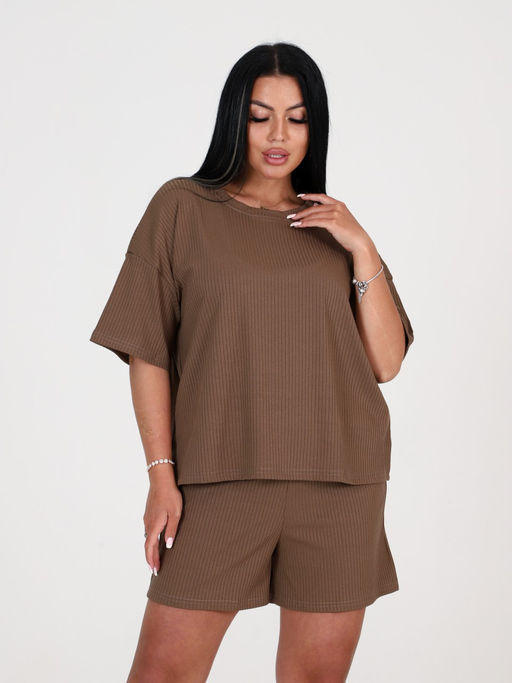 012 ПИЖАМА (Коричневый) - А-дина фото 2