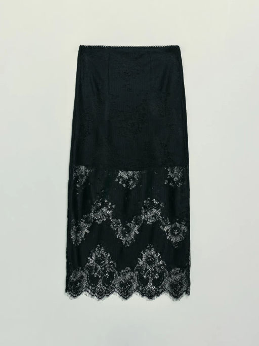 Кружевная юбка миди / Zarina