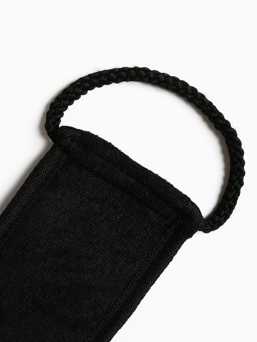 Подарочный набор «На удачу», гель для душа во флаконе виски, чёрный и мочалка лента, Чистое счастье