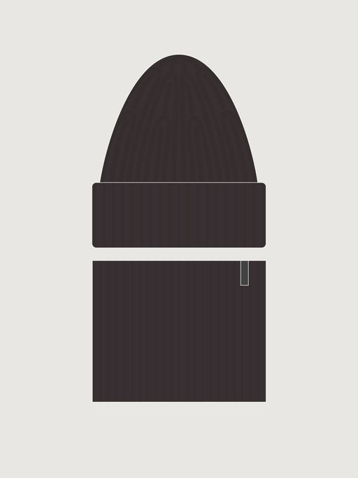 Комплект шапка и снуд 12з52226 шоколад