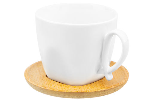 Чашка для капучино и кофе латте 280 мл 12*9*7,5 см Айсберг + дер. подставка - Elan gallery фото 30