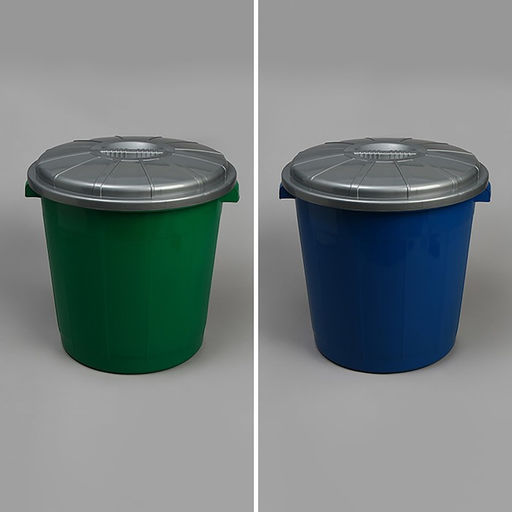 Бак хозяйственно - бытовой «Колор», 50 л, полипропилен, с крышкой, МИКС