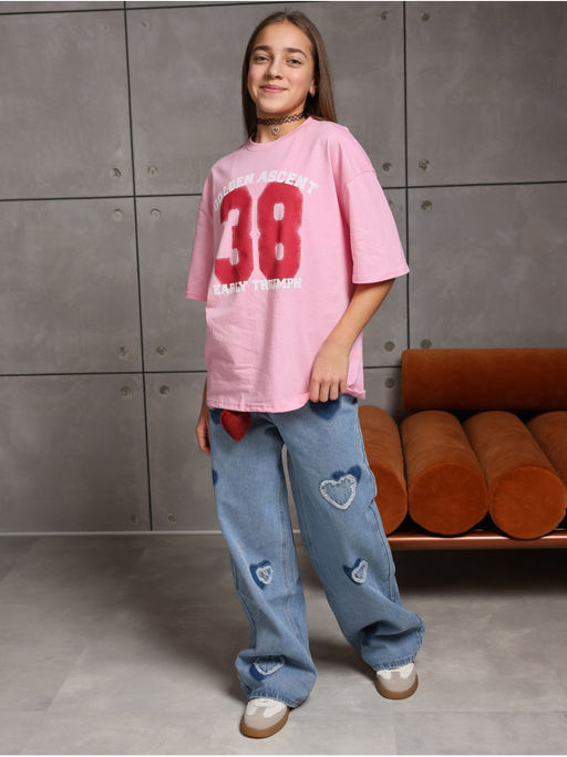 Футболка "Голден" Розовый Девочка