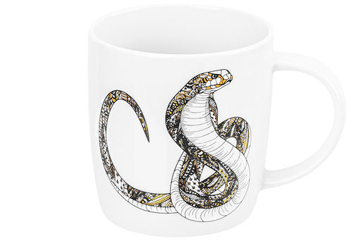 Кружка 380 мл 12,5*9*9,3 см Змея, NEW BONE CHINA - Elan gallery фото 12