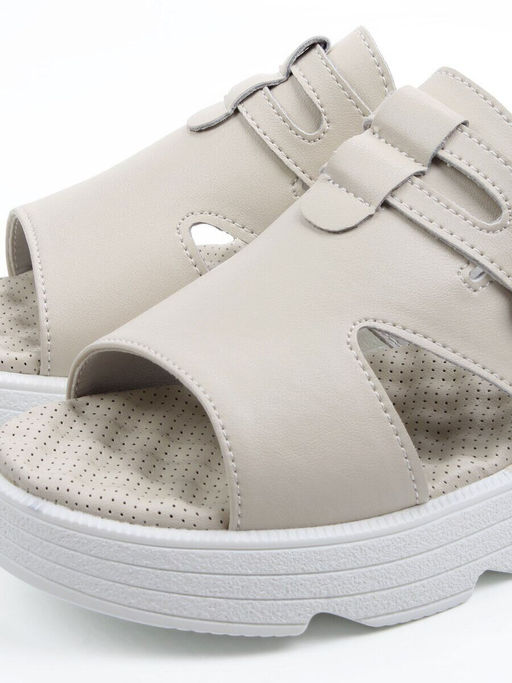 08-C100-2C BEIGE Босоножки женские (натуральная кожа)
