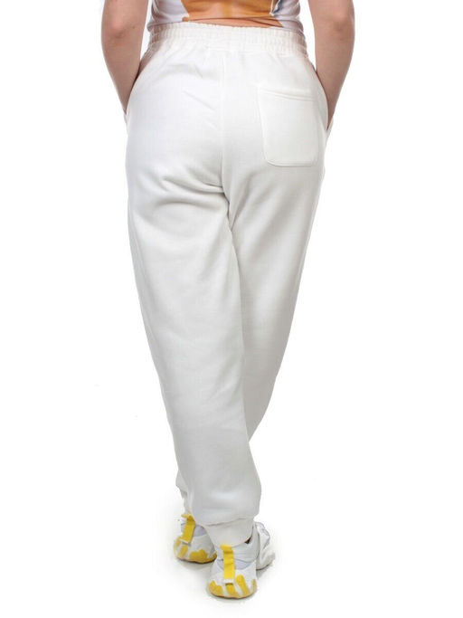M049 WHITE Брюки спортивные женские на флисе (100% хлопок) 7986 - Фабричный китай фото 6