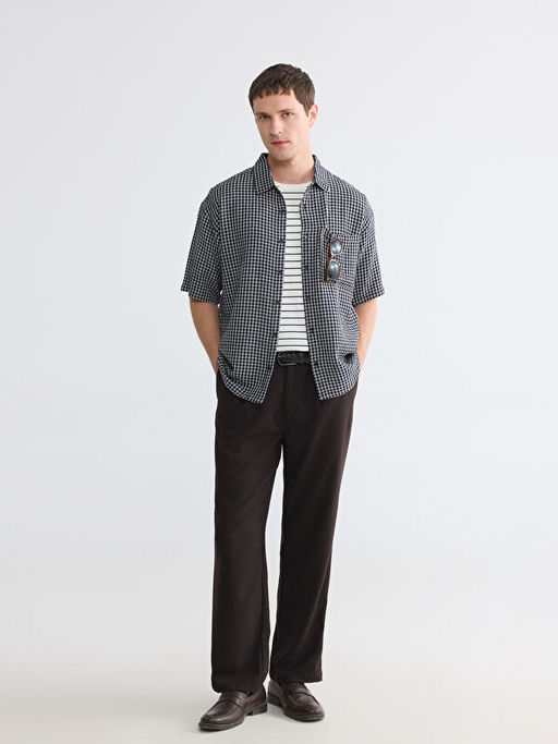 Рубашка мужская Regular Fit в клетку