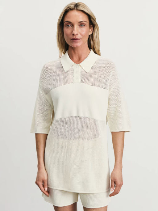 Удлиненный вязаный джемпер из вискозы / Zarina  фото 3