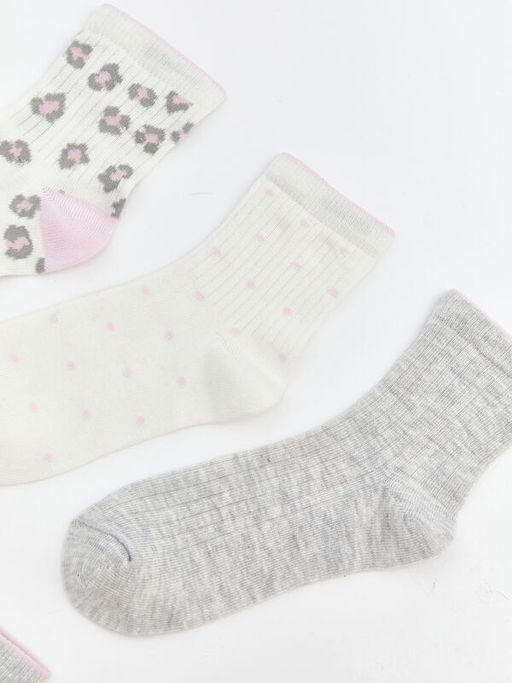 Desenli K?z ?ocuk Soket ?orap 5li