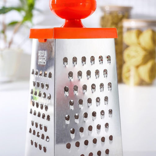 Тёрка «Комфорт», 4 грани, с контейнером 450 мл, 28×12×9 см, цвет МИКС