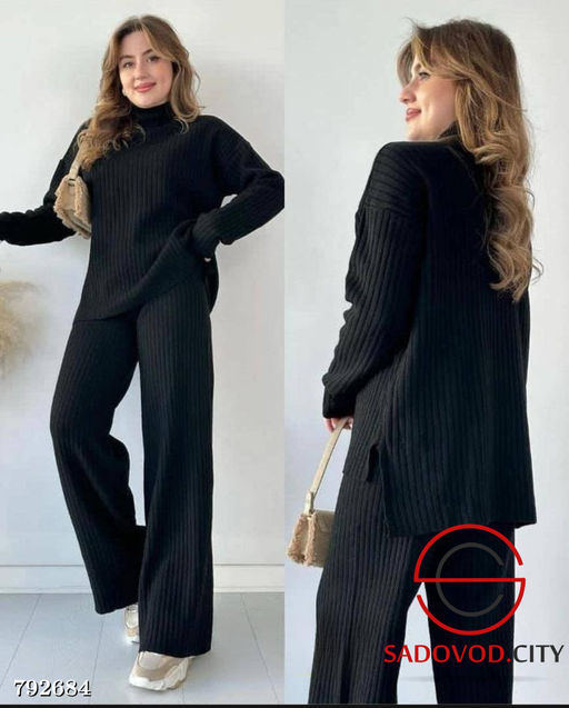 Женский вязанный костюм двойка - Bruno фото 4