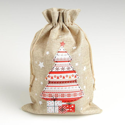 Цена за 5 шт. Мешок с термонаклейкой Подарки, 20 30 см +/- 1.5 см - Дарите счастье фото 2