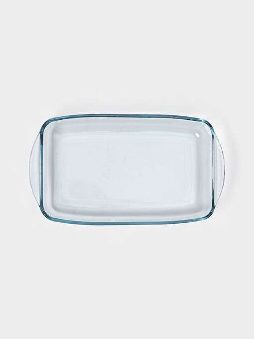 Форма для запекания Paşabahçe Borcam, 2 л, 33.6×19×5 см, прямоугольная, жаропрочное стекло, прозрачная