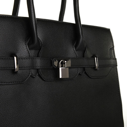 Сумка женская тоут, на молнии, цвет чёрный - Simaland фото 4