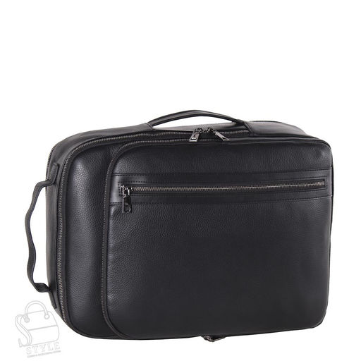 Рюкзак мужской кожаный 131419-159H black Heanbag в Новосибирске - S-style фото 2