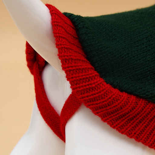 Свитер для животных Рога удачи, размер XL (ДС 40 см, ОШ 34, ОГ 32-51), зелёный - Пижон фото 9