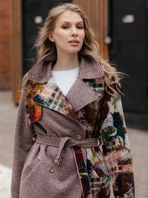 Жакет женский удлиненный, шерсть - Волтри фото 7