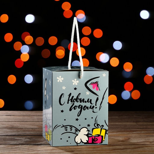 Цена за 5 шт. Подарочная коробка кубик Котенок, 12 х 12 х 15,5 см - Simaland фото 2