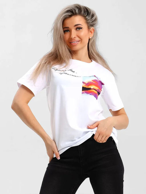 Футболка женская 318 - Вега фото 2