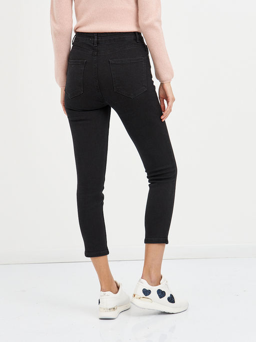 брюки женские черные из хлопка - Glenfield фото 5