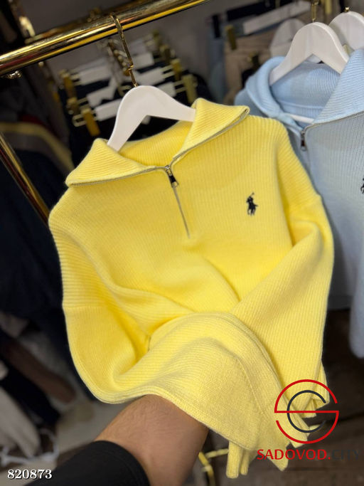 Свитер поло оверсайз на полузамке - Bruno фото 6