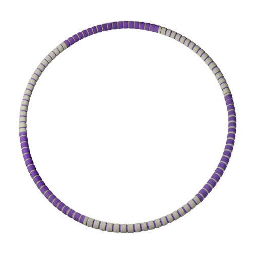 Обруч массажный Woohooo Luna Spin / D93 cm 6 секций / фиолетово-белый / уп25 - Галеонтрейд фото 3