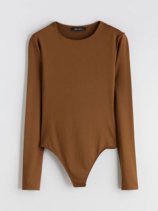 Bisiklet Yaka Kad?n Bodysuit