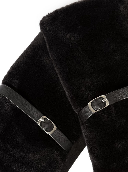 Перчатки жен флис LB-CP-145 black
